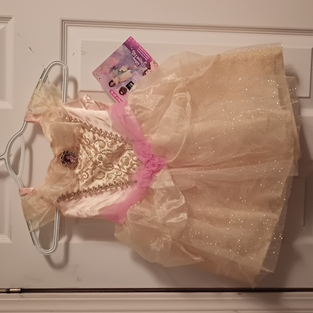 NWT DISNEY PRINCESS BELL DELUXE CHILD COSTUME